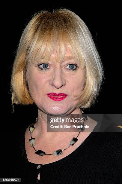 Hattie Hayridge attends the press night for Siro-A show, described as Japan's version of the Blue Man Group at Leicester Square Theatre on February...