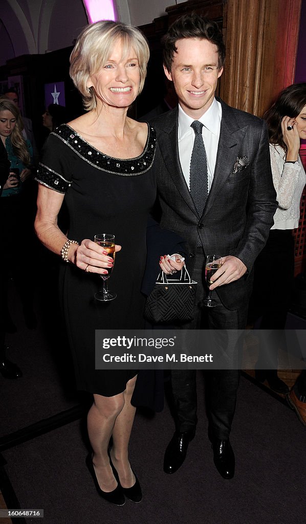 Patricia Redmayne and Eddie Redmayne attend the London Evening... News Photo Getty Images