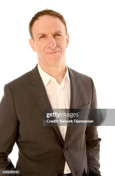 Composer Mychael Danna poses for a portrait during the 85th Academy Awards Nominations Luncheon at The Beverly Hilton Hotel on February 4, 2013 in...