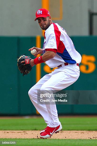 Luis Mateo of Puerto Rico in action during the Caribbean Series 2013 at Sonora Stadium on February 03, 2013 in Hermosillo, Mexico.