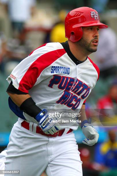 Jesus Feliciano of Puerto Rico in action during the Caribbean Series 2013 at Sonora Stadium on February 03, 2013 in Hermosillo, Mexico.