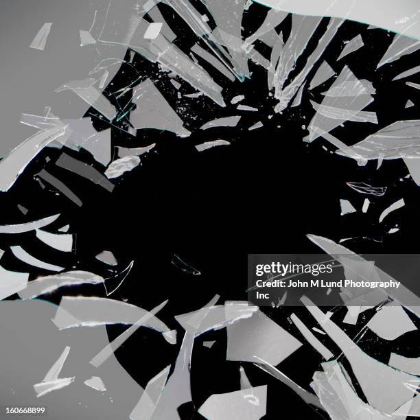 shattering glass - glass shatter stock pictures, royalty-free photos & images