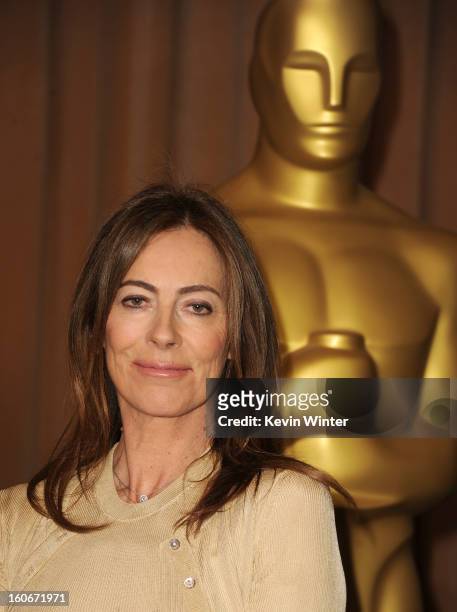 Director Kathryn Bigelow attends the 85th Academy Awards Nominations Luncheon at The Beverly Hilton Hotel on February 4, 2013 in Beverly Hills,...