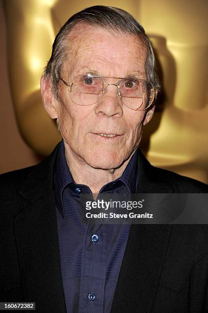 Stuntman Hal Needham attends the 85th Academy Awards Nominees Luncheon at The Beverly Hilton Hotel on February 4, 2013 in Beverly Hills, California.