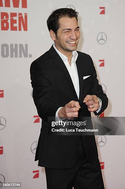 Buelent Sharif attends the premiere of 'Die Hard - Ein Guter Tag Zum Sterben' at Sony Center on February 4, 2013 in Berlin, Germany.