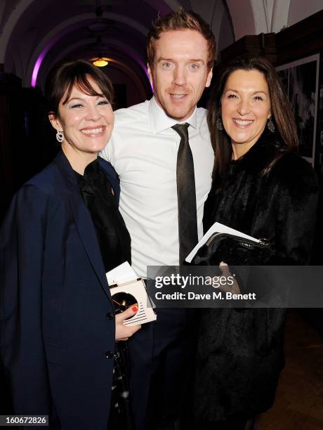 Helen McCrory, Damian Lewis and Barbara Broccoli attend the London Evening Standard British Film Awards supported by Moet & Chandon and Chopard at...