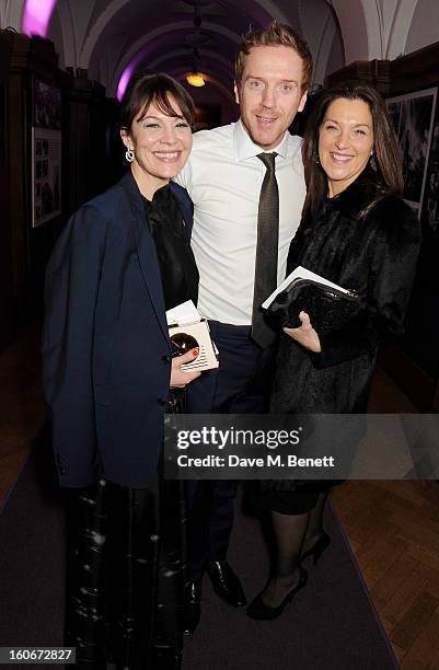 Helen McCrory, Damian Lewis and Barbara Broccoli attend the London Evening Standard British Film Awards supported by Moet & Chandon and Chopard at...