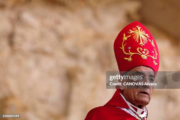 Bechara Pierre Rai, Patriarch Of The Catholic Church Maronite Of Antioch. Bkerké , 25 février 2012 : rencontre avec le 77e patriarche catholique...