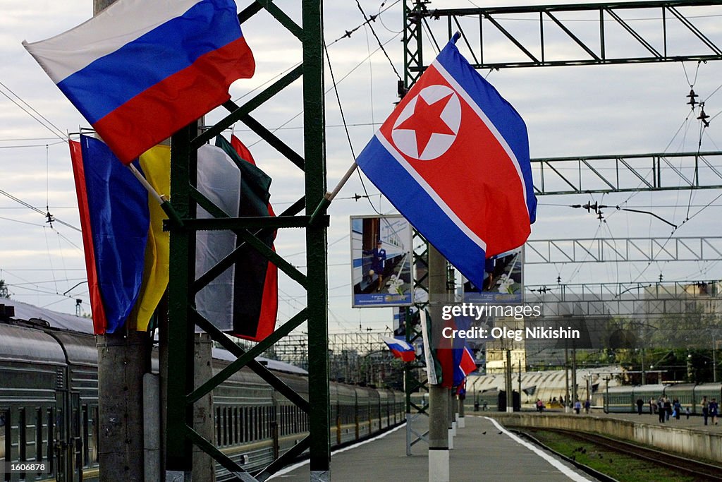 North Korean leader Kim Jong-il in Moscow