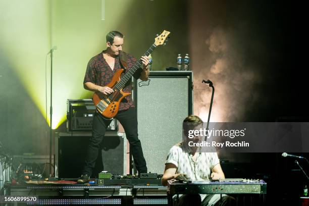 George Gekas and Ed Williams of The Revivalist perform during the 2023 BRIC Celebrate Brooklyn at Lena Horne Bandshell at Prospect Park on August 10,...