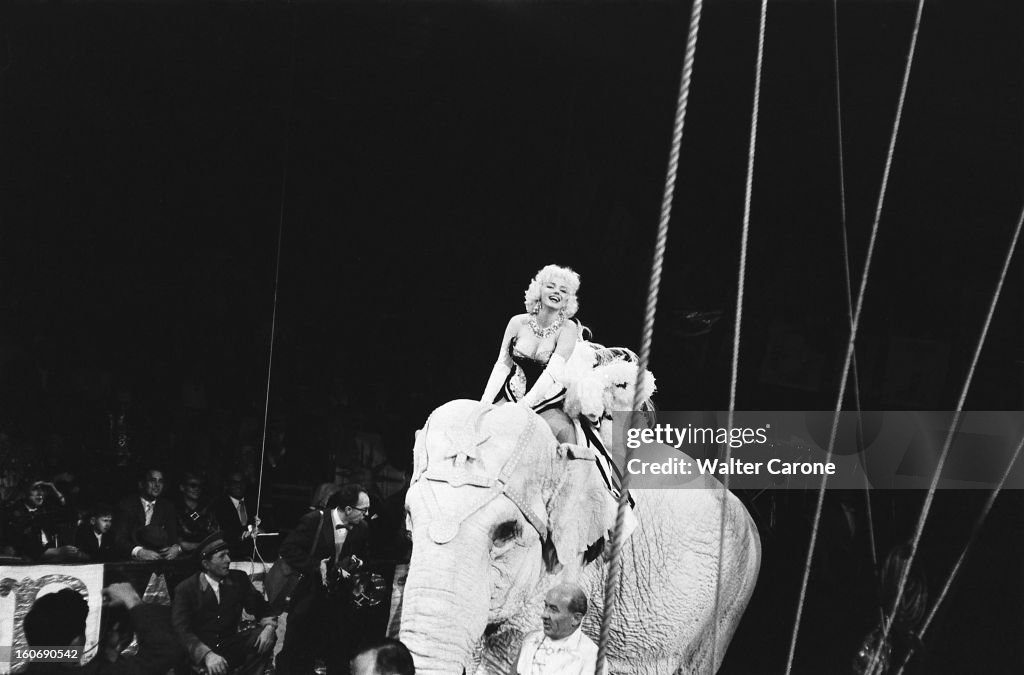 Marilyn Monroe At Barnum Circus