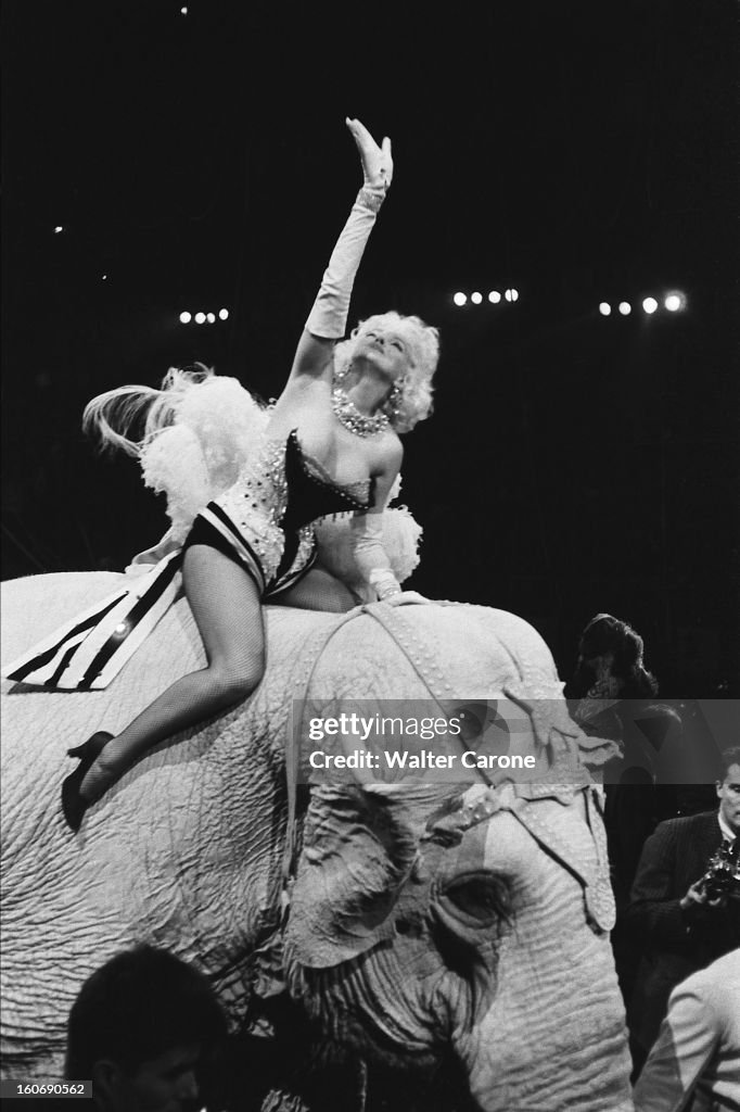 Marilyn Monroe At Barnum Circus