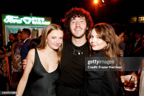 Anna Olson, Franklin Jonas and Samantha Hanratty attend the Variety Power of Young Hollywood Presented by For the Music at NeueHouse Hollywood on...