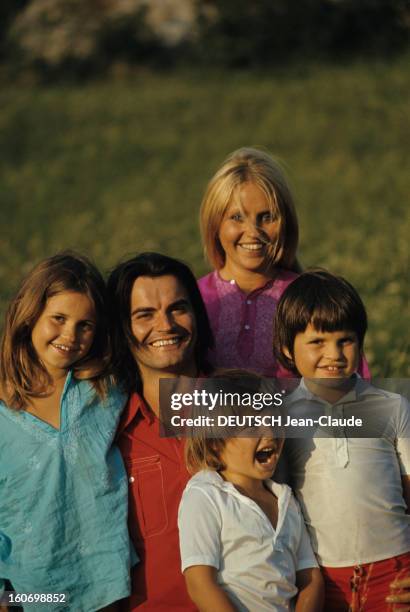 Close-up Of Jean-claude Drouot. France- août 1970- Collioure: à l'occasion de la rediffusion du feuilleton très populaire 'Thierry la Fronde',...