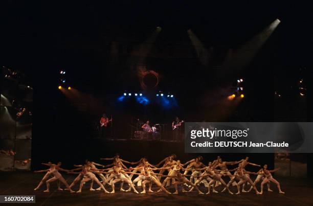 Close-up Of Pink Floyd In Marseille. France- Marseille- 1972- Premier ballet classique créé par Roland PETIT et dansé sur la Pop Music des PINK FLOYD...
