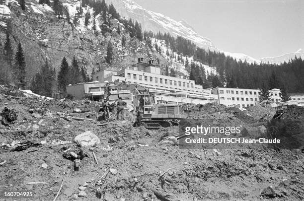 The Tragedy In Plateau D'assy. Haute-Savoie, Plateau d'Assy- 17 Avril 1970- Lors du Glissement de terrain faisant 72 victimes dont 56 enfants au...