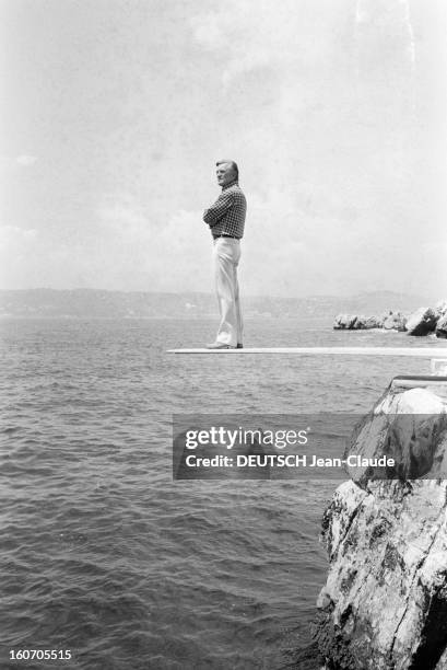 33rd Cannes Film Festival 1980: Kirk Douglas President Of The Jury. En France, en mai 1980, l'acteur de Kirk DOUGLAS, président du jury, de la...
