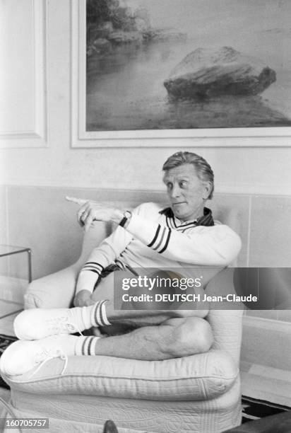 33rd Cannes Film Festival 1980. En France, en mai 1980, l'acteur de Kirk DOUGLAS, président du jury, de la trente-troisième édition du Festival de...