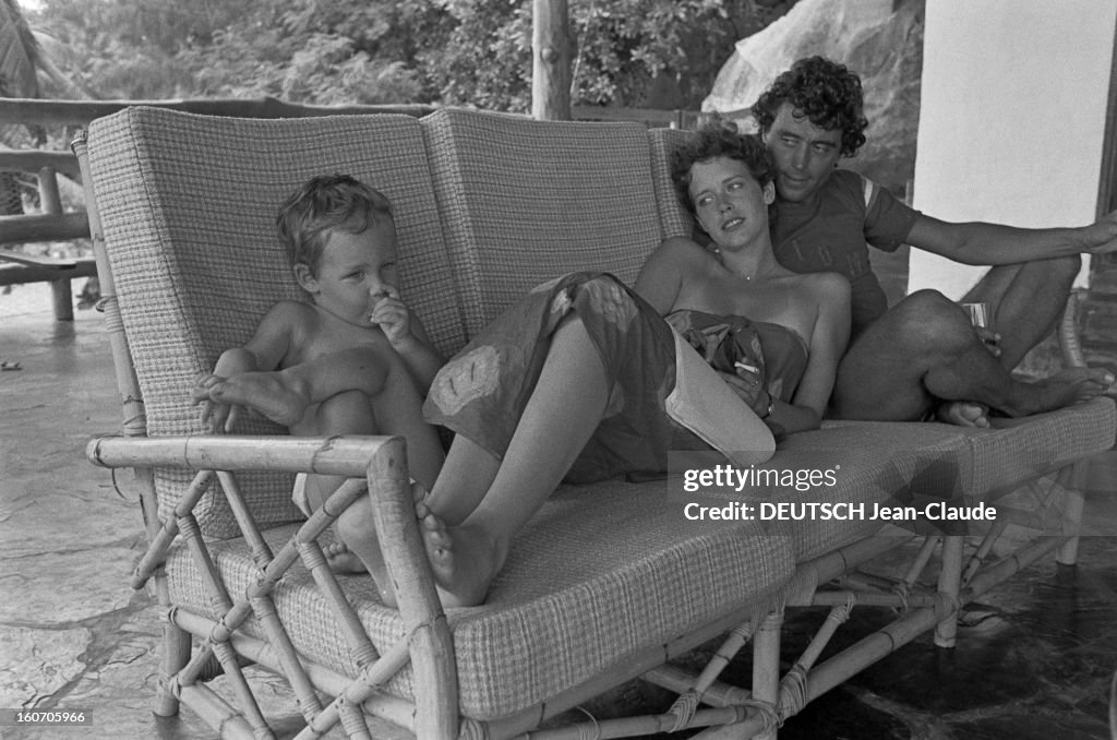 Shooting Of The Film 'good Bye Emmanuelle' By Francois Leterrier With Sylvia Kristel