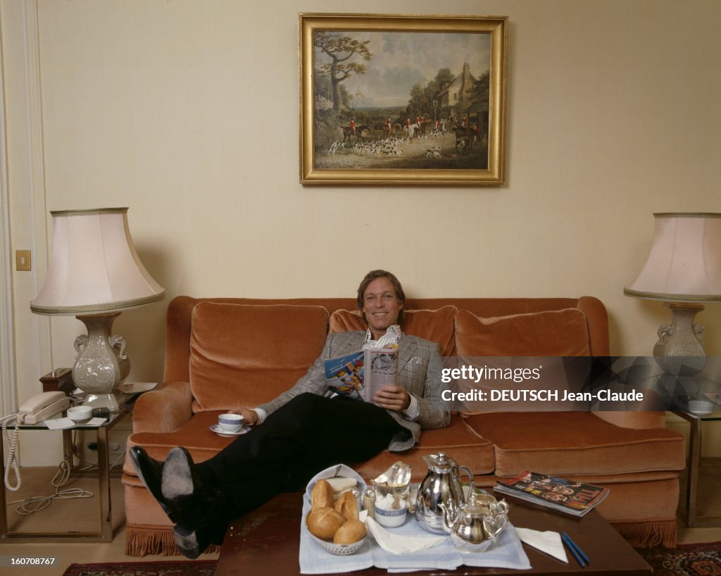 Rendezvous With Richard Chamberlain In His Suite Of The Plaza Athénée