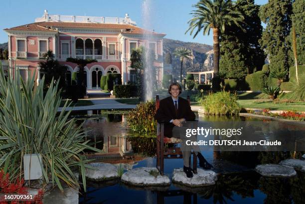 Rendezvous With Emmanuel-philibert, Prince Of Venice And Piedmont. Côte d'Azur, Cap Ferrat- 7 Octobre 1990- A la villa EPHRUSSI DE ROTHSCHILD,...