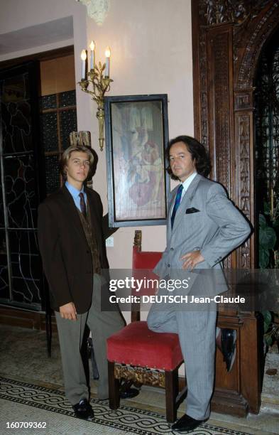 Rendezvous With Emmanuel-philibert, Prince Of Venice And Piedmont. Côte d'Azur, Cap Ferrat- 7 Octobre 1990- A la villa EPHRUSSI DE ROTHSCHILD,...