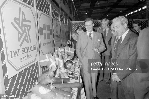 Official Visit Of Margrethe And Henrik Of Denmark In France. En France, en octobre 1978, lors d'une visite officielle, le Prince Henrik DE DANEMARK,...