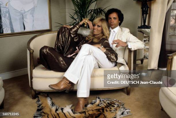 Rendezvous With Alain-philippe Malagnac And His Wife Amanda Lear. En France, à Paris, en juin 1979, Alain-Philippe MALAGNAC, homme d'affaire, et son...