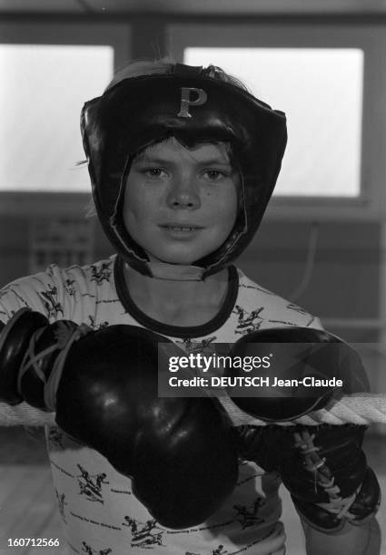 Patrice Martin, Water-skiing World Champion. Nantes - 1er octobre 1979 - Portrait du skieur nautique Patrice MARTIN, champion du monde à 14 ans, dans...