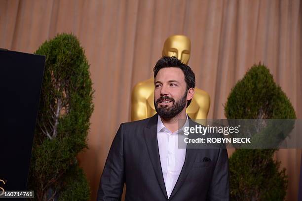 Director Ben Affleck arrives at the 85th Academy Awards Nominees Luncheon at The Beverly Hilton Hotel on February 4, 2013 in Beverly Hills,...