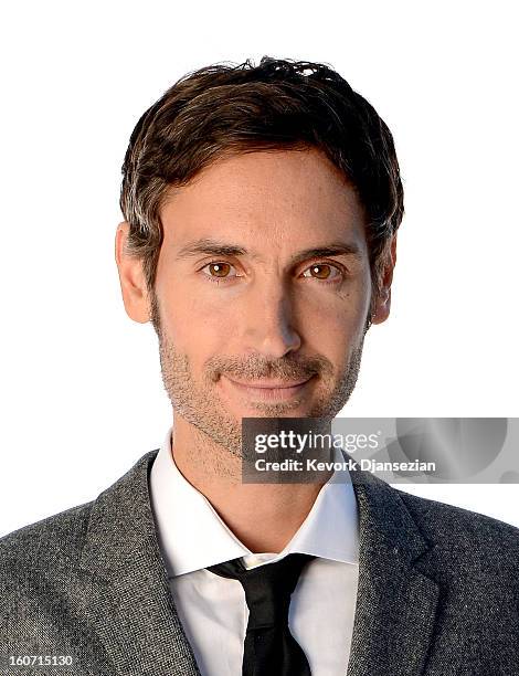 Director Malik Bendjelloul poses for a portrait during the 85th Academy Awards Nominations Luncheon at The Beverly Hilton Hotel on February 4, 2013...