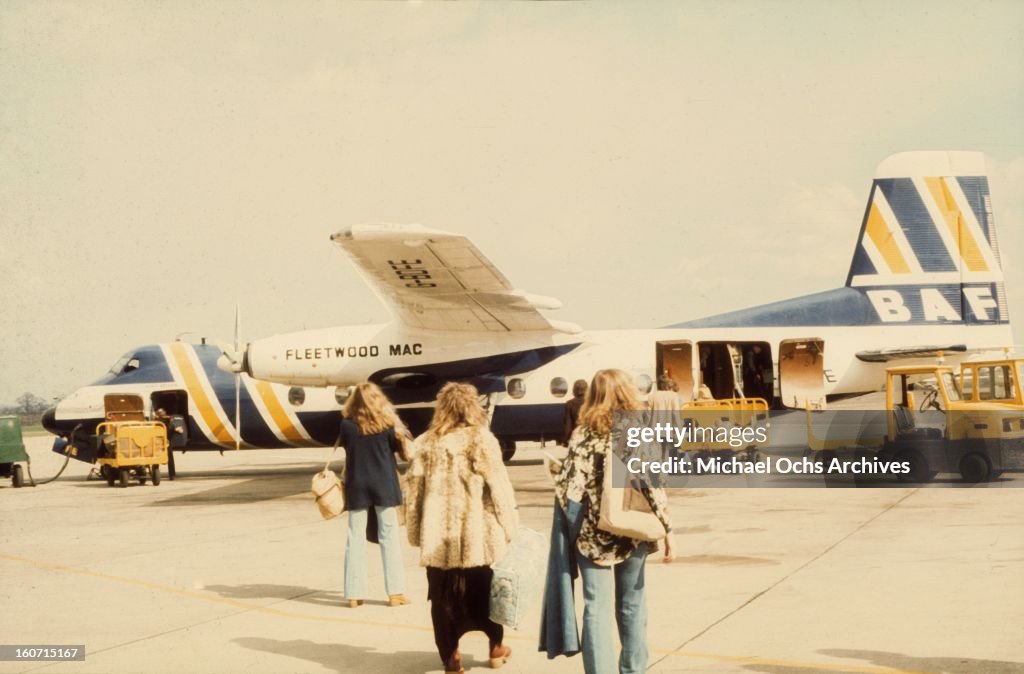 Fleetwood Mac With Their Plane