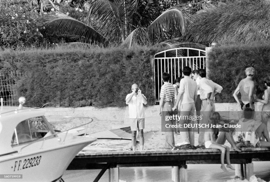 Rendezvous With Valery Giscard D'estaing And His Wife Anne-aymone In French Antiles