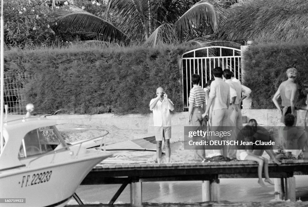 Rendezvous With Valery Giscard D'estaing And His Wife Anne-aymone In French Antiles
