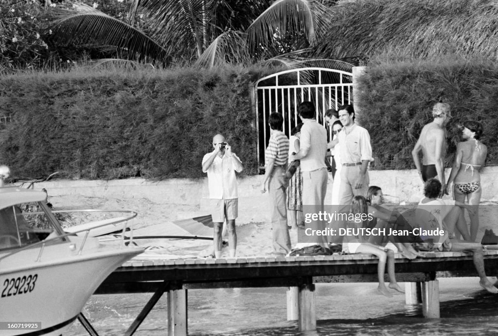 Rendezvous With Valery Giscard D'estaing And His Wife Anne-aymone In French Antiles