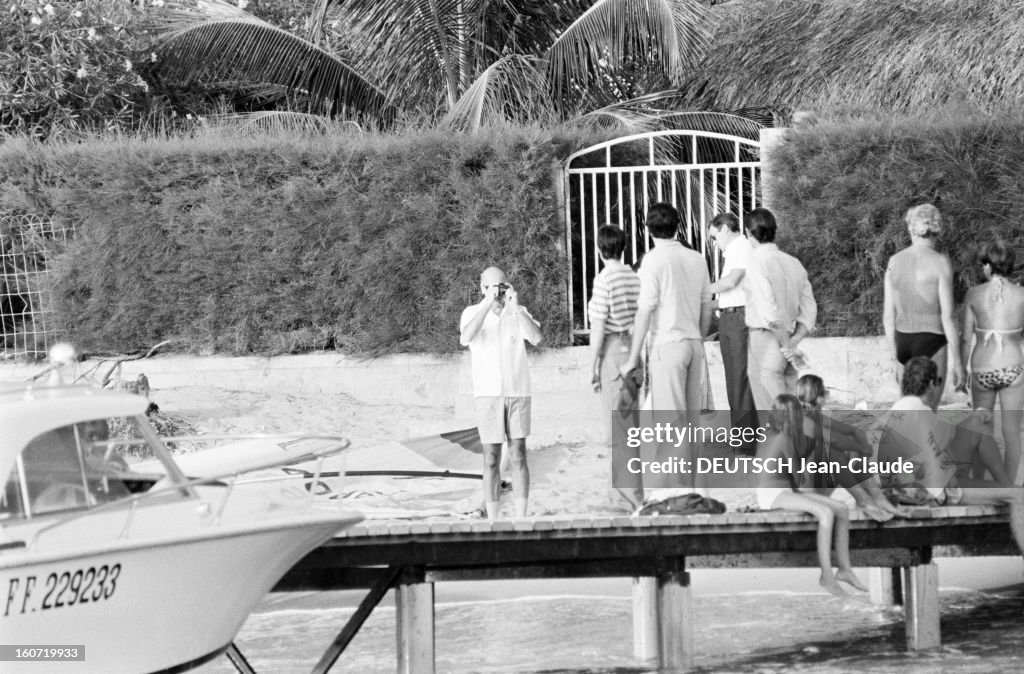 Rendezvous With Valery Giscard D'estaing And His Wife Anne-aymone In French Antiles