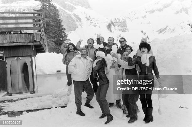 8th International Fantastic Film Festival Of Avoriaz 1980. Avoriaz - 21 janvier 1980 - Lors du 8ème Festival international du film fantastique, sur...