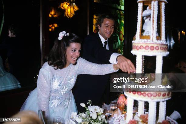 Wedding Of Christina Onassis And Thierry Roussel In Paris. Paris- 17 mars 1984- A l'occasion du mariage de Chistina ONASSIS et Thierry ROUSSEL,...