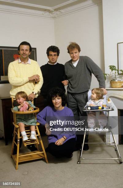 Trois Hommes Et Un Couffin By Coline Serreau. Décembre 1985- A l'occasion de la sortie du film 'Trois hommes et un couffin' de Colin DERREAU,...