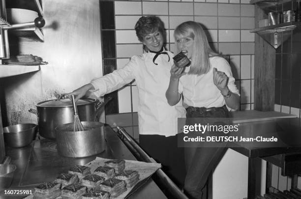 Veronique Drucker, Wife Of Jean Drucker. A Paris, le 14 janvier 1982, Rendez-vous avec Véronique DRUCKER, épouse de Jean et attachée de presse dans...