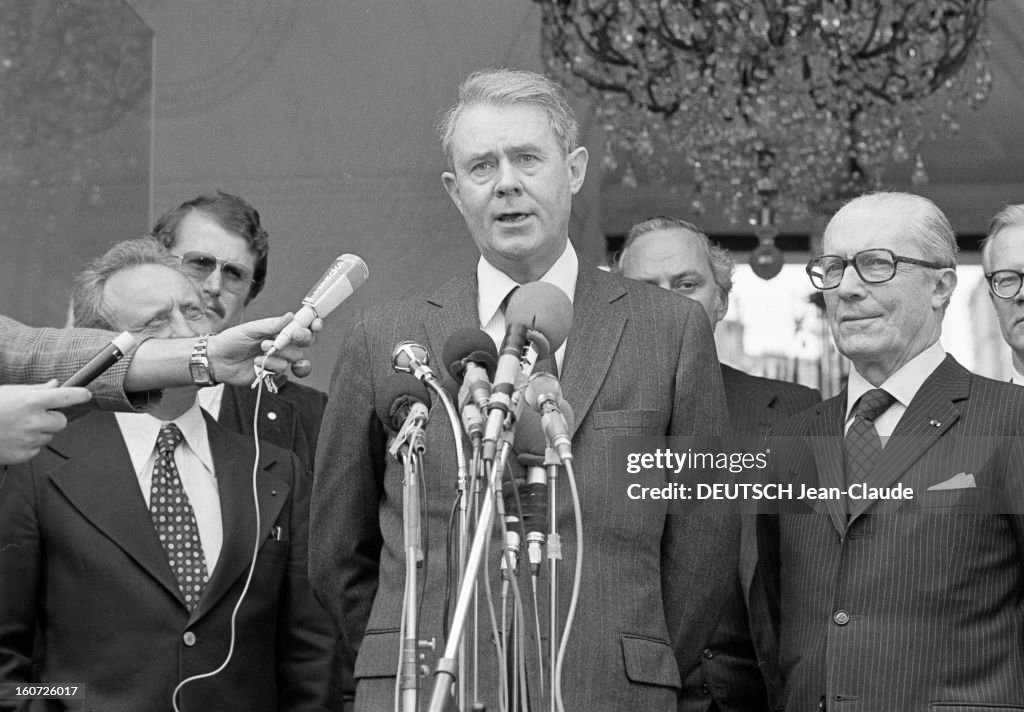 Official Visit Of Cyrus Vance, American Secretary Of State In Paris