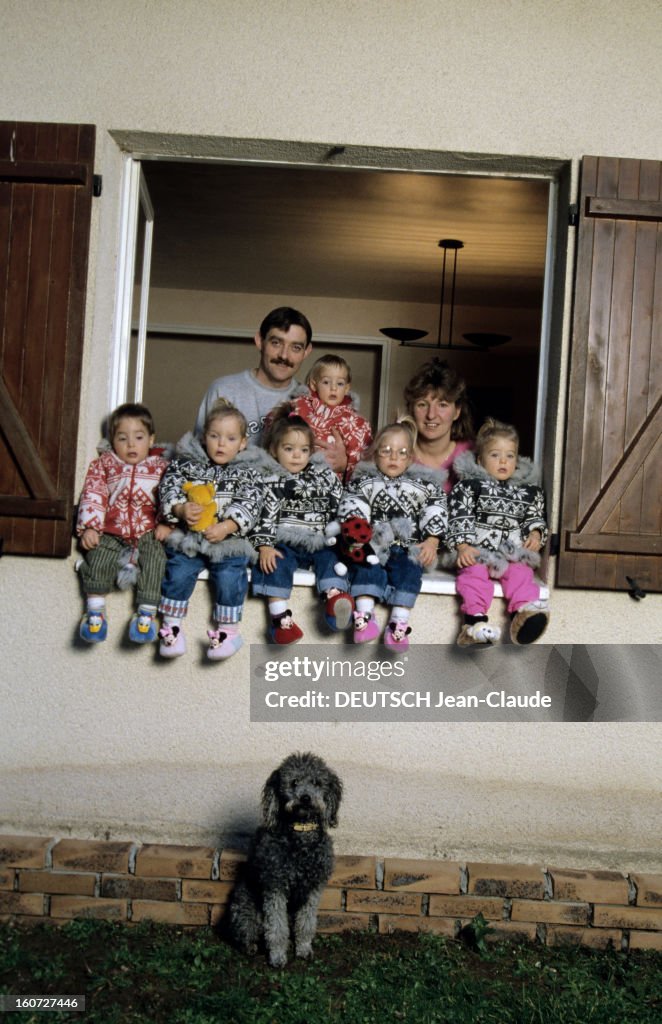 Rendezvous With The Sextuplets Of Daniel And Marie-claude Adam For Their 2nd Birthday