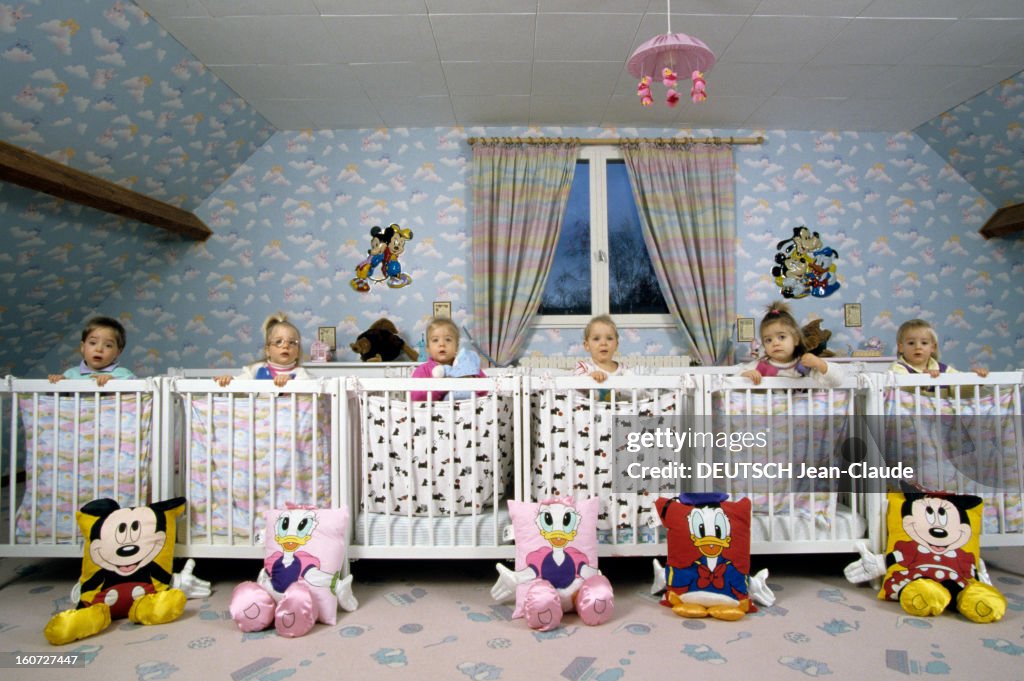 Rendezvous With The Sextuplets Of Daniel And Marie-claude Adam For Their 2nd Birthday