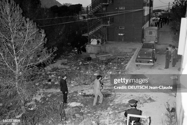 Bombing Attack In The Inner City Of Transit Baou, Marseille. A Marseille, le 13 mars 1983, Une bombe explose à la cité de transit BAOU, tuant un...