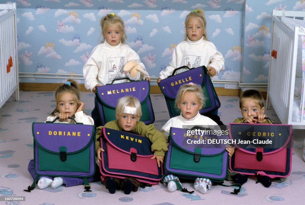 Rendezvous With The Sextuplets Of Daniel And Marie-claude Adam In Kindergarten
