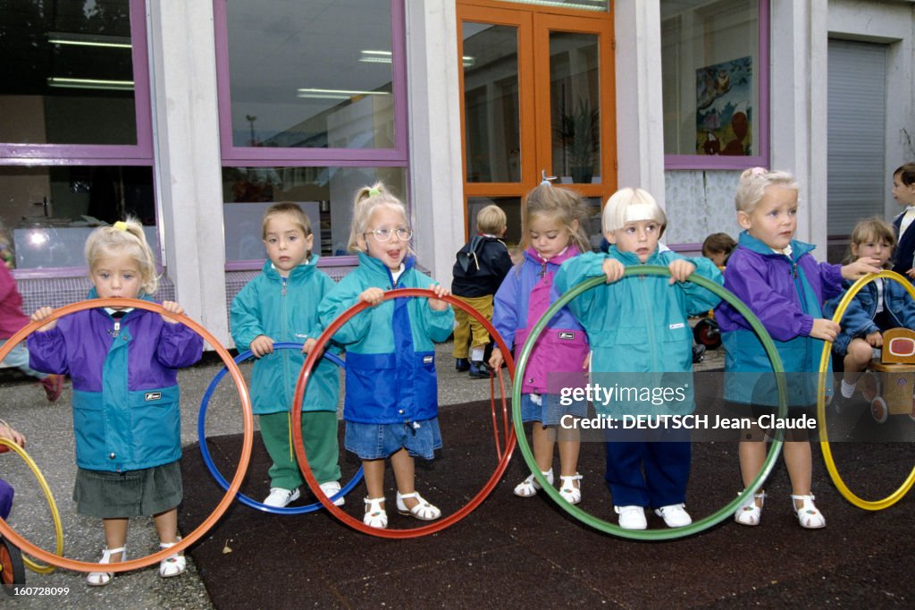 Rendezvous With The Sextuplets Of Daniel And Marie-claude Adam In Kindergarten