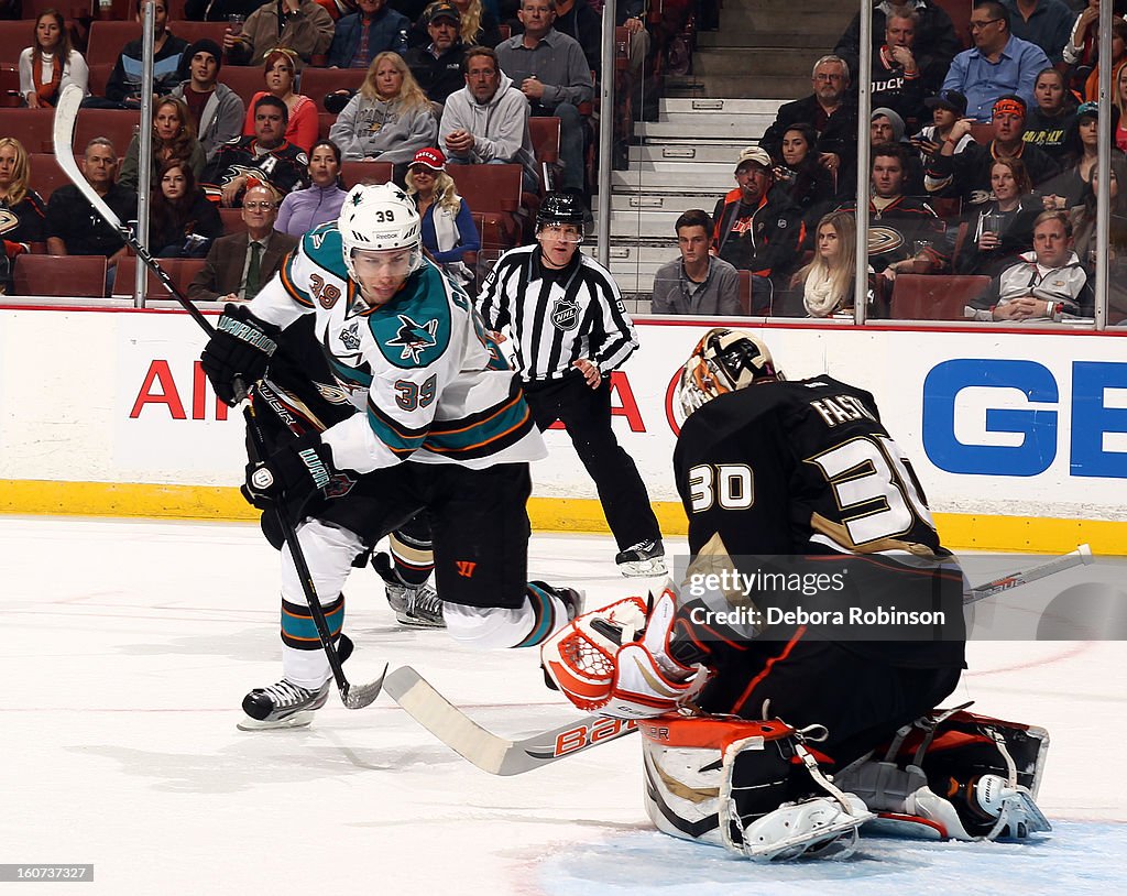 San Jose Sharks v Anaheim Ducks