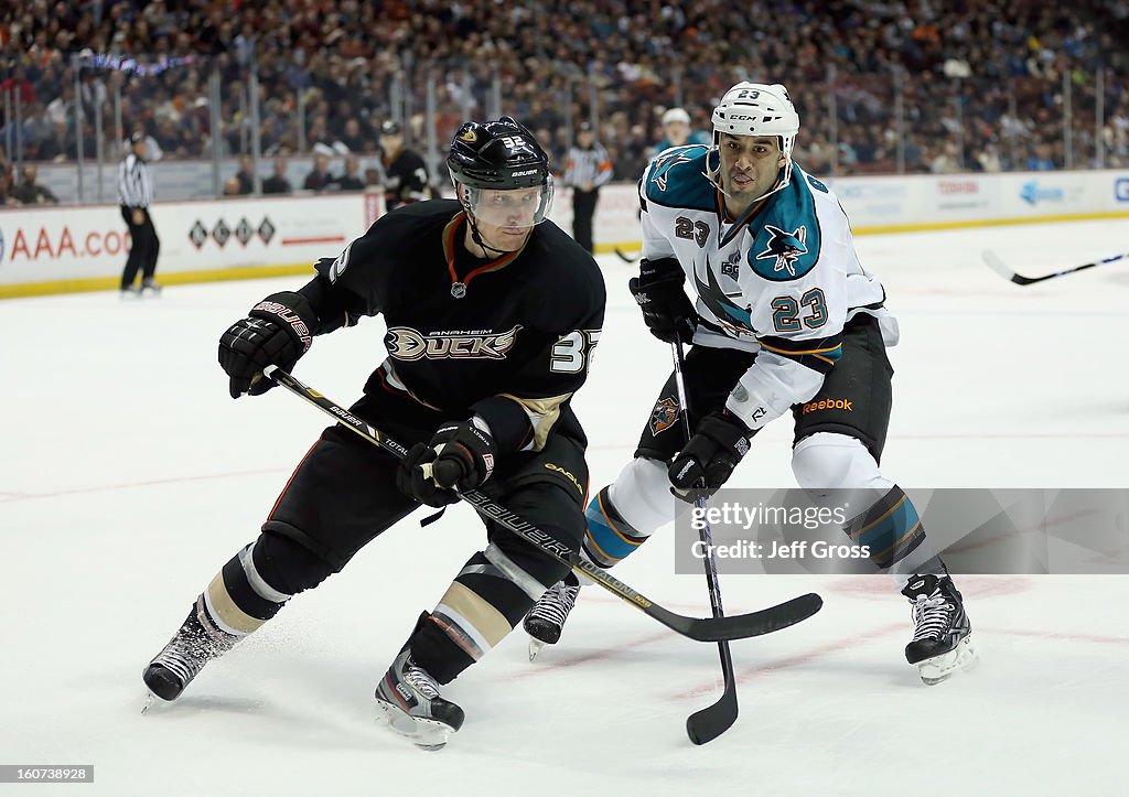 San Jose Sharks v Anaheim Ducks