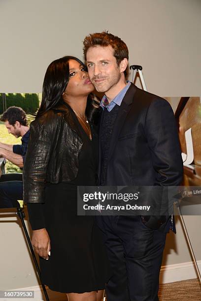 Toni Braxton and David Julian Hirsh arrive at the world premiere screening of "Twist Of Faith" at Stephen S. Wise Temple on February 4, 2013 in Los...