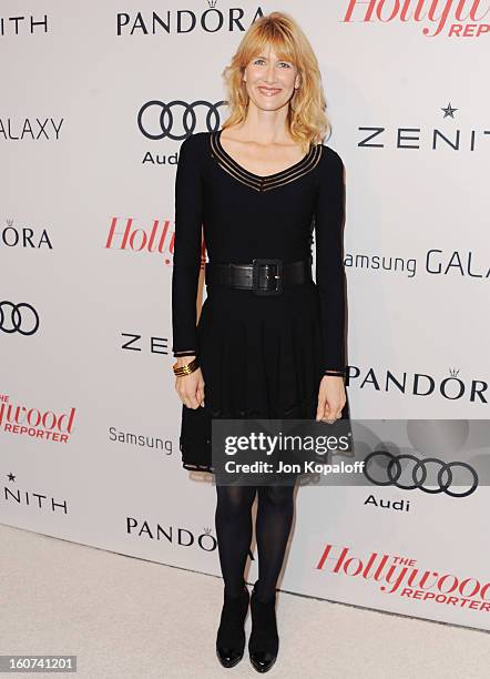 Actress Laura Dern arrives at The Hollywood Reporter Nominees' Night 2013 Celebrating 85th Annual Academy Award Nominees at Spago on February 4, 2013...